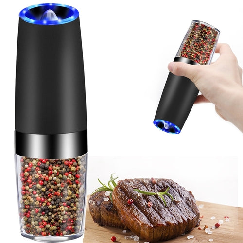 Molino Eléctrico de Pimienta con Sensor de Gravedad – Innovación y Estilo para tu Cocina