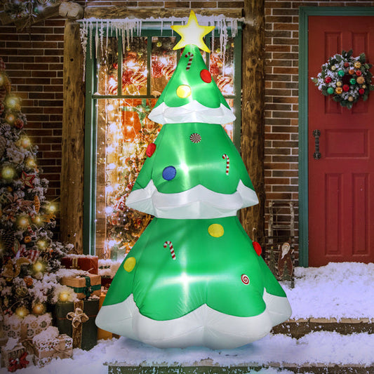 Árbol de Navidad Inflable con Luces LED