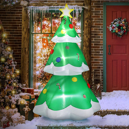 Árbol de Navidad Inflable con Luces LED