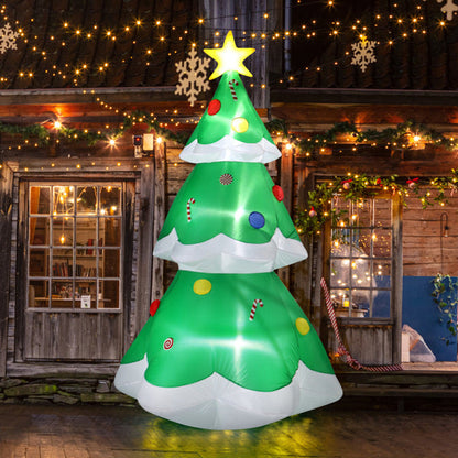 Árbol de Navidad Inflable con Luces LED