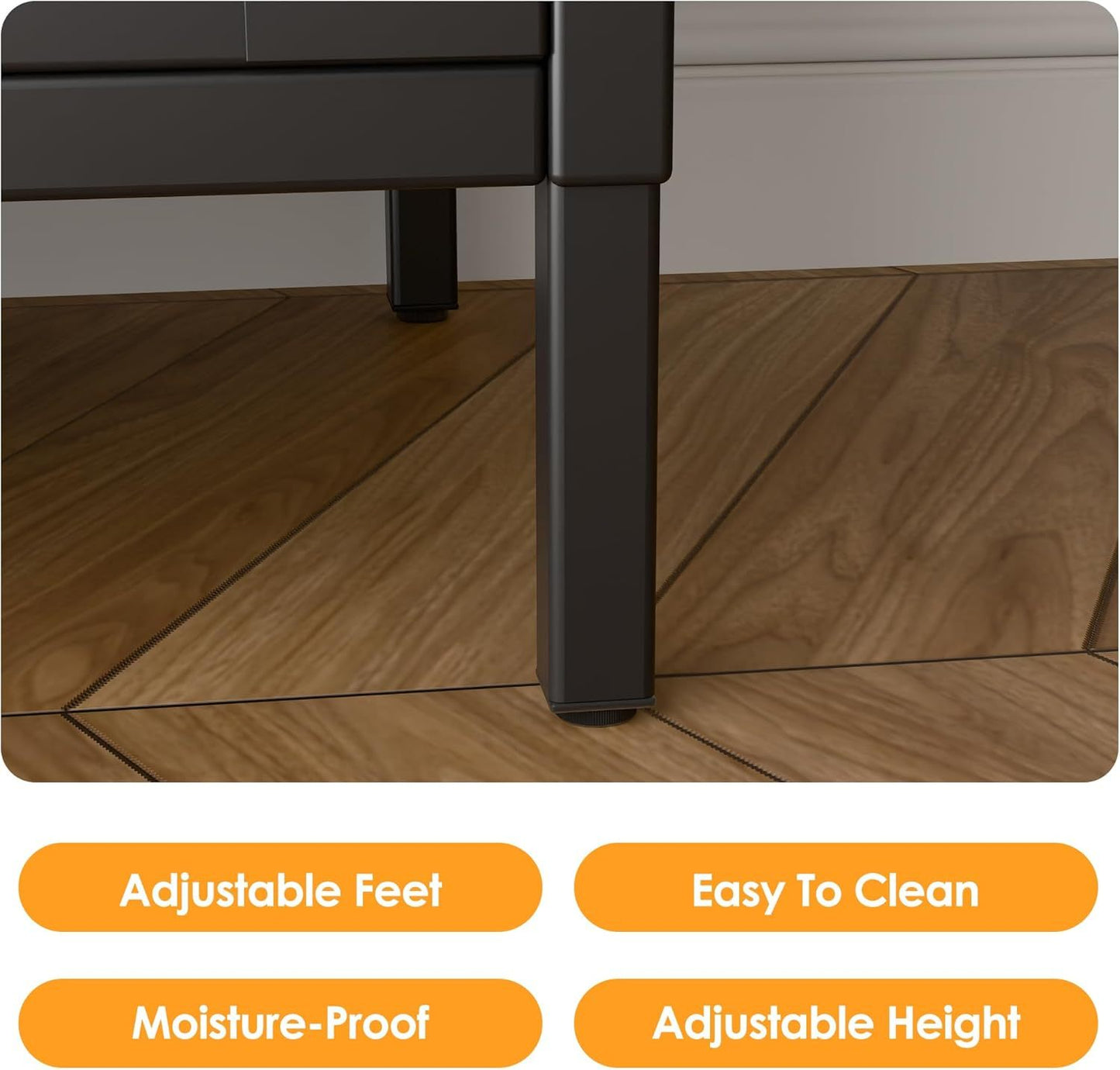 73” Metal Arched Glass Cabinet – Modern Tall Storage Cabinet for Kitchen, Living Room & Bedroom | Kalaka Living