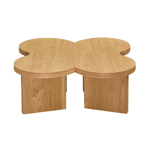 Mesa de Centro Moderna Butterfly en MDF – Diseño Escultural para Sala y Dormitorio