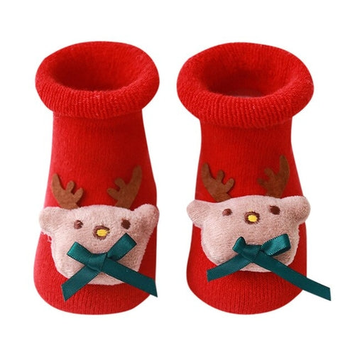 Medias Navideñas Antideslizantes para Bebé – Edición Christmas4