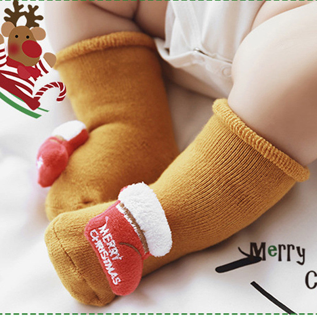Medias Navideñas Antideslizantes para Bebé – Edición Christmas4