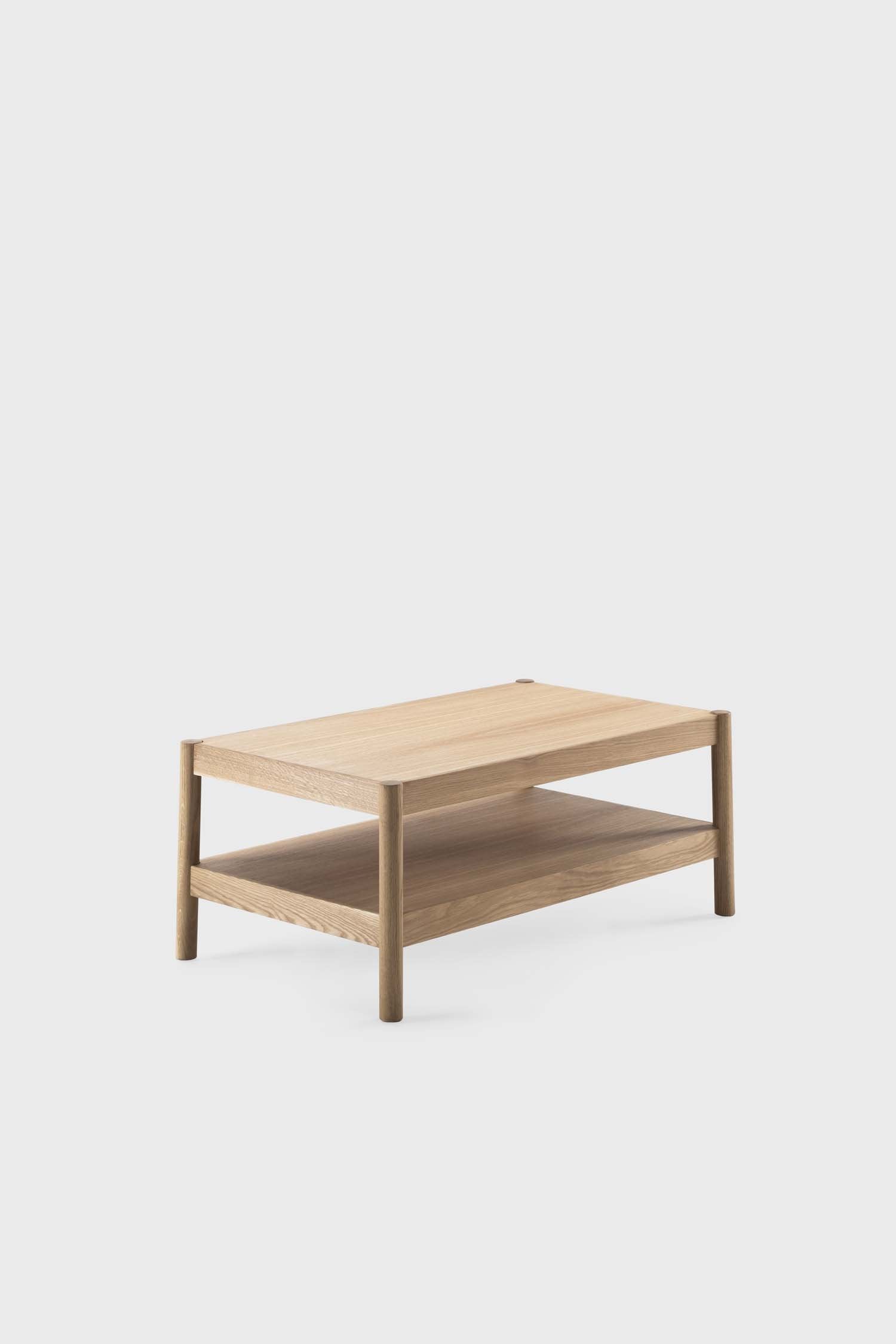 Mesa de Centro Citizen en Madera Maciza – Diseño Escandinavo Funcional