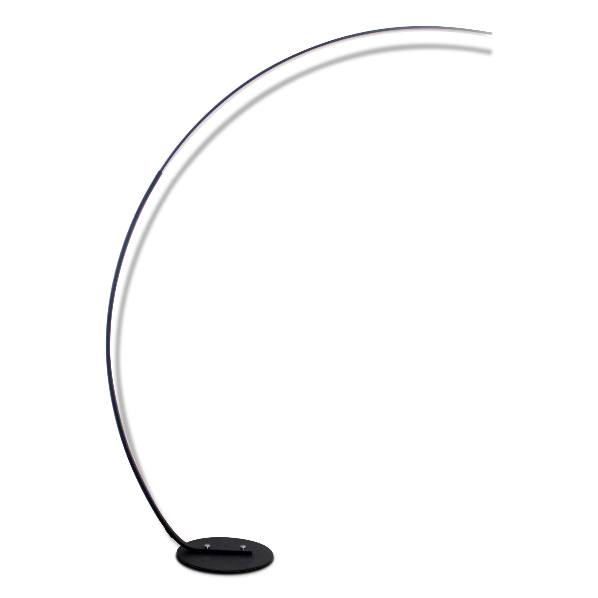 Lámpara de Pie Curva Moderna RGBW – Iluminación Decorativa Minimalista