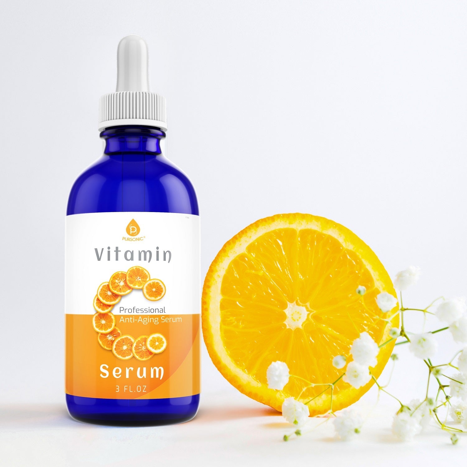 Sérum Facial de Vitamina C 3 fl. oz – Antiedad, Hidratante y Aclarante para la Piel