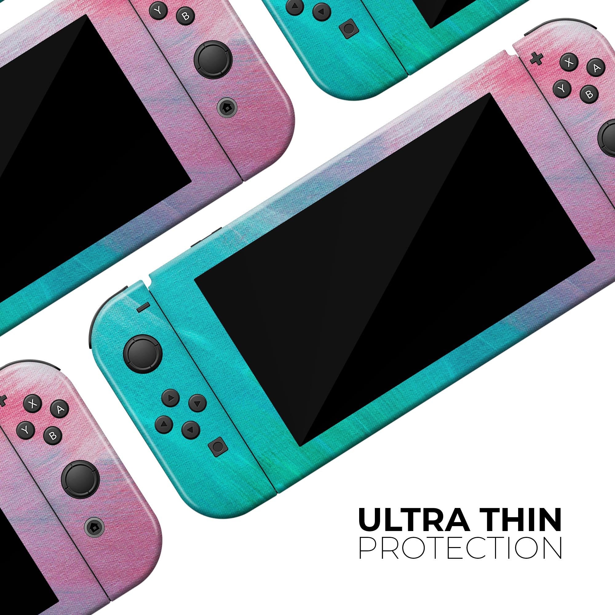 Skin Mármol Pastel para Nintendo | Protector Completo Antirayaduras y Decorativo