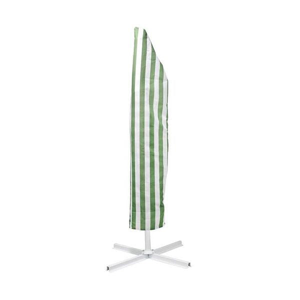 Sombrilla de Exterior con Rayas Verdes y Blancas – Striped Outdoor Umbrella