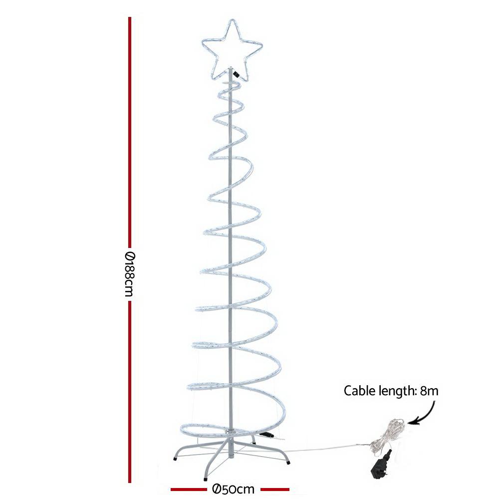 Árbol Luminoso en Espiral