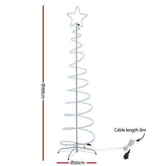 Árbol Luminoso en Espiral