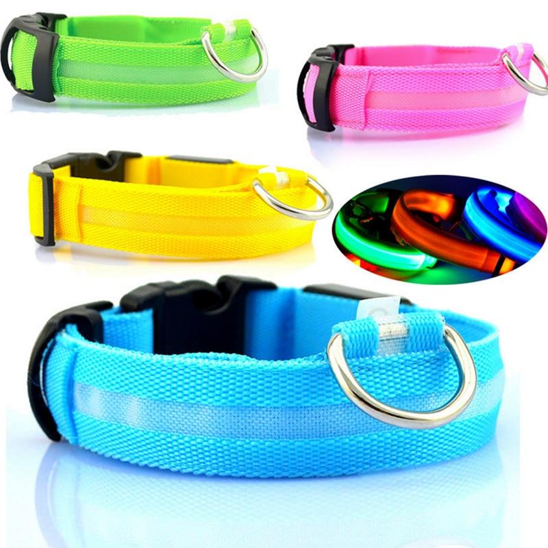 Collar LED Recargable USB para Perros | Seguridad Nocturna y Alta Visibilidad
